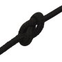 Black polyester work rope 4 mm 25 m by vidaXL, Ropes and metal cords - Ref: Foro24-152802, Price: 9,99 €, Discount: %