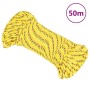 Yellow polypropylene boat rope 5 mm 50 m by vidaXL, Ropes and metal cords - Ref: Foro24-152598, Price: 13,23 €, Discount: %