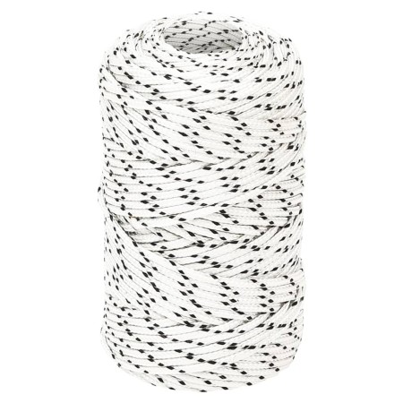 Cuerda para barco trenzada poliéster blanco 2 mm x 100 m de vidaXL, Sogas y cuerdas metálicas - Ref: Foro24-152743, Precio: 1...