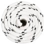 Cuerda de trabajo poliéster blanco 18 mm 50 m de vidaXL, Sogas y cuerdas metálicas - Ref: Foro24-152787, Precio: 60,22 €, Des...