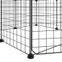 8-panel pet cage with black steel door 35x35cm by vidaXL, Cages and habitats for small animals - Ref: Foro24-171622, Price: 2...