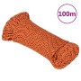 Orange polypropylene boat rope 3 mm 100 m by vidaXL, Ropes and metal cords - Ref: Foro24-152642, Price: 12,63 €, Discount: %