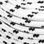 Braided white polyester boat rope 6 mm x 25 m by vidaXL, Ropes and metal cords - Ref: Foro24-152761, Price: 8,43 €, Discount: %