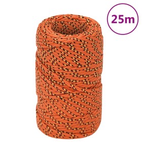 Cuerda de barco polipropileno naranja 2 mm 25 m de vidaXL, Sogas y cuerdas metálicas - Ref: Foro24-152635, Precio: 10,99 €, D...