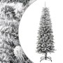 Schmaler künstlicher Weihnachtsbaum mit Schnee aus PVC und PE 150 cm von vidaXL, Weihnachtsbäume - Ref: Foro24-345194, Preis:...