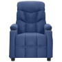 Sillón de masaje de tela azul de vidaXL, Sillones de masaje eléctricos - Ref: Foro24-342503, Precio: 222,59 €, Descuento: %