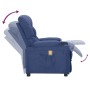 Massagesessel aus blauem Stoff von vidaXL, Elektrische Massagesessel - Ref: Foro24-342503, Preis: 222,59 €, Rabatt: %