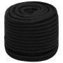 Black polyester work rope 16 mm 100 m by vidaXL, Ropes and metal cords - Ref: Foro24-152836, Price: 106,56 €, Discount: %