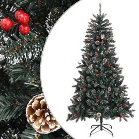 Artificial Christmas tree with green PVC support 180 cm by vidaXL, Christmas trees - Ref: Foro24-345180, Price: 97,57 €, Disc...