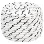 White polyester braided boat rope 14 mmx25 m by vidaXL, Ropes and metal cords - Ref: Foro24-152779, Price: 32,59 €, Discount: %