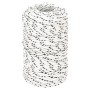 White polyester braided boat rope 2 mmx250 m by vidaXL, Ropes and metal cords - Ref: Foro24-152744, Price: 20,99 €, Discount: %