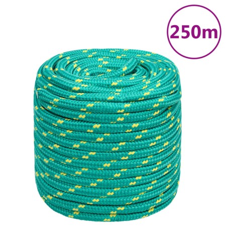 Green polypropylene boat rope 16 mm 250 m by vidaXL, Ropes and metal cords - Ref: Foro24-152734, Price: 186,26 €, Discount: %