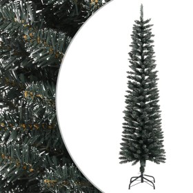 Narrow artificial Christmas tree with green PVC support 180 cm by vidaXL, Christmas trees - Ref: Foro24-345185, Price: 47,31 ...