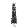 Narrow artificial Christmas tree with green PVC support 180 cm by vidaXL, Christmas trees - Ref: Foro24-345185, Price: 47,31 ...