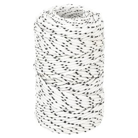 White polyester braided boat rope 2 mmx500 m by vidaXL, Ropes and metal cords - Ref: Foro24-152745, Price: 23,99 €, Discount: %