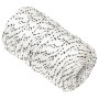 White polyester braided boat rope 2 mmx500 m by vidaXL, Ropes and metal cords - Ref: Foro24-152745, Price: 23,93 €, Discount: %