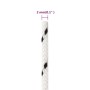 White polyester braided boat rope 2 mmx500 m by vidaXL, Ropes and metal cords - Ref: Foro24-152745, Price: 23,93 €, Discount: %