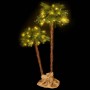 Double artificial palm tree with LED 105 cm and 180 cm by vidaXL, Christmas trees - Ref: Foro24-347637, Price: 37,12 €, Disco...