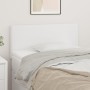 Cabecero de cuero sintético blanco 100x5x78/88 cm de vidaXL, Cabeceros y pies de cama - Ref: Foro24-345773, Precio: 38,70 €, ...