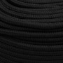 Black polyester work rope 10 mm 25 m by vidaXL, Ropes and metal cords - Ref: Foro24-152822, Price: 21,22 €, Discount: %