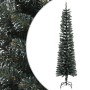 Narrow artificial Christmas tree with green PVC support 210 cm by vidaXL, Christmas trees - Ref: Foro24-345186, Price: 51,84 ...