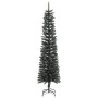 Narrow artificial Christmas tree with green PVC support 210 cm by vidaXL, Christmas trees - Ref: Foro24-345186, Price: 51,84 ...