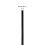 Cuerda de trabajo poliéster negro 6 mm 50 m de vidaXL, Sogas y cuerdas metálicas - Ref: Foro24-152813, Precio: 19,55 €, Descu...