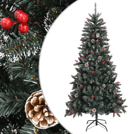 Künstlicher Weihnachtsbaum mit grüner PVC-Stütze 210 cm von vidaXL, Weihnachtsbäume - Ref: Foro24-345181, Preis: 152,01 €, Ra...