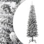 Schmaler künstlicher Weihnachtsbaum mit Schnee aus PVC und PE 180 cm von vidaXL, Weihnachtsbäume - Ref: Foro24-345195, Preis:...