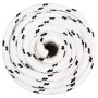 White polyester braided boat rope 20 mmx100 m by vidaXL, Ropes and metal cords - Ref: Foro24-152791, Price: 136,61 €, Discoun...