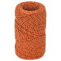 Cuerda de barco polipropileno naranja 2 mm 50 m de vidaXL, Sogas y cuerdas metálicas - Ref: Foro24-152636, Precio: 9,99 €, De...