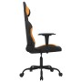 Silla gaming de masaje tela negro y naranja de vidaXL, Sillones para videojuegos - Ref: Foro24-345474, Precio: 119,33 €, Desc...