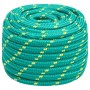 Green polypropylene boat rope 20 mm 100 m by vidaXL, Ropes and metal cords - Ref: Foro24-152740, Price: 121,57 €, Discount: %