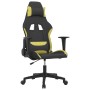 Silla gaming de masaje tela negro y verde claro de vidaXL, Sillones para videojuegos - Ref: Foro24-345496, Precio: 129,89 €, ...