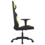 Massage-Gaming-Stuhl aus schwarzem und hellgrünem Stoff von vidaXL, Gaming-Stühle - Ref: Foro24-345496, Preis: 129,89 €, Raba...