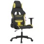 Massage-Gaming-Stuhl aus schwarzem und hellgrünem Stoff von vidaXL, Gaming-Stühle - Ref: Foro24-345496, Preis: 129,89 €, Raba...