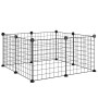 Pet cage with 8 panels black steel 35x35cm by vidaXL, Cages and habitats for small animals - Ref: Foro24-171621, Price: 25,99...