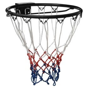 Basketballkorb aus schwarzem Stahl, 39 cm von vidaXL, Basketballkörbe - Ref: Foro24-93661, Preis: 27,99 €, Rabatt: %