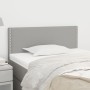 Cabecero de tela gris claro 100x5x78/88 cm de vidaXL, Cabeceros y pies de cama - Ref: Foro24-345904, Precio: 39,65 €, Descuen...