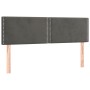 Headboards 2 units dark gray velvet 72x5x78/88 cm by vidaXL, Headboards and footboards - Ref: Foro24-345939, Price: 53,92 €, ...