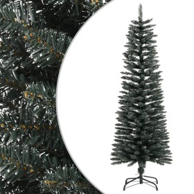 Narrow artificial Christmas tree with green PVC support 120 cm by vidaXL, Christmas trees - Ref: Foro24-345183, Price: 32,85 ...