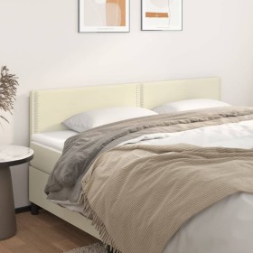 Headboards 2 units cream-colored synthetic leather 90x5x78/88cm by vidaXL, Headboards and footboards - Ref: Foro24-345974, Pr...