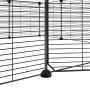 Pet cage with 12 panels black steel door 35x35cm by vidaXL, Cages and habitats for small animals - Ref: Foro24-171626, Price:...