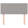 Light gray fabric headboard 80x5x78/88 cm by vidaXL, Headboards and footboards - Ref: Foro24-345724, Price: 43,38 €, Discount: %