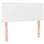 Cabecero de cuero sintético blanco 90x5x78/88 cm de vidaXL, Cabeceros y pies de cama - Ref: Foro24-345753, Precio: 45,96 €, D...