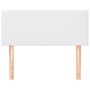 White synthetic leather headboard 90x5x78/88 cm by vidaXL, Headboards and footboards - Ref: Foro24-345753, Price: 45,96 €, Di...