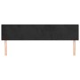 Headboards 2 units of black velvet 100x5x78/88 cm by vidaXL, Headboards and footboards - Ref: Foro24-345860, Price: 67,40 €, ...