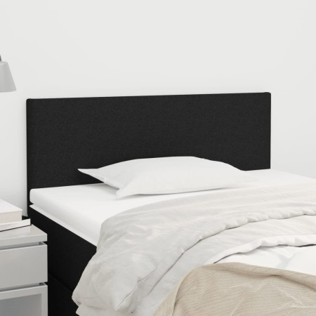 Cabecero de tela negro 100x5x78/88 cm de vidaXL, Cabeceros y pies de cama - Ref: Foro24-345766, Precio: 47,08 €, Descuento: %