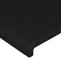 Cabecero de tela negro 100x5x78/88 cm de vidaXL, Cabeceros y pies de cama - Ref: Foro24-345766, Precio: 47,08 €, Descuento: %