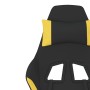 Black and yellow fabric massage gaming chair by vidaXL, Gaming chairs - Ref: Foro24-345494, Price: 117,64 €, Discount: %